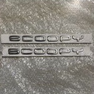 EMBLEM NEW SCOOPY 2021 STIKER CHROME ORIGINAL