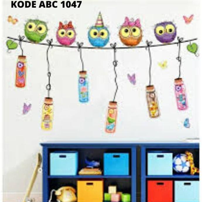 Jual Sticker Transparan 60X90 Motif Botol & Gantungan - Jm 7339 Terlaris