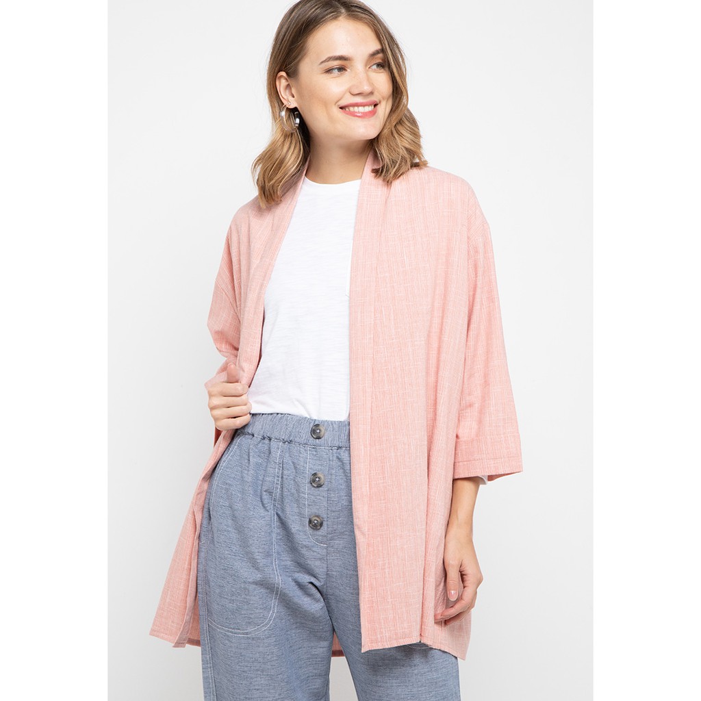 Point One VINA Pink Outer 382432 Atasan Wanita