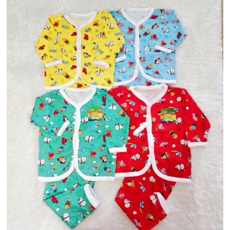 Setelan Panjang Zahdan Motif Print SNI / Stelan Anak Panjang SNI / Baju Celana Anak Lengan Panjang
