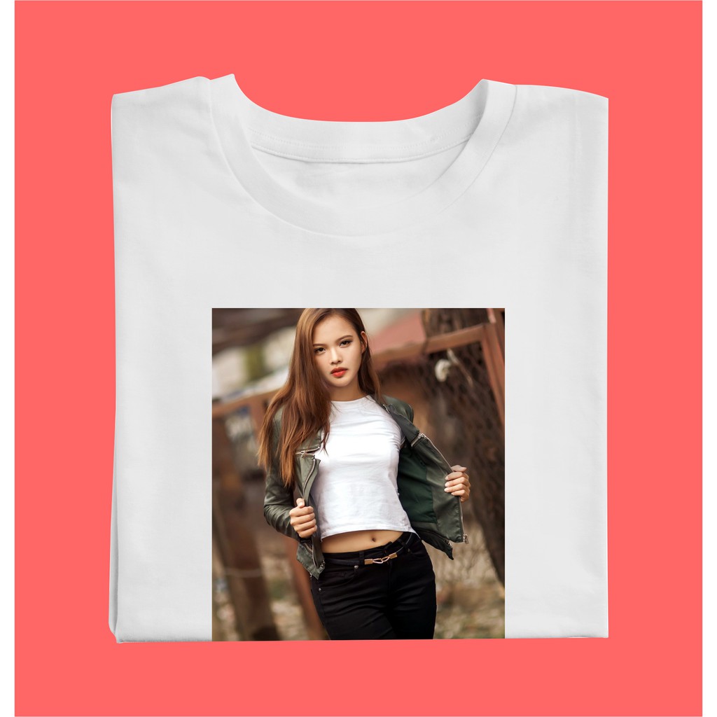 KAOS COSTUM SABLON FOTO DAN NAMA