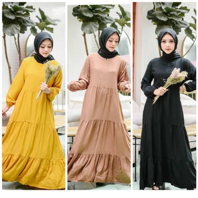 Devina maxi dress/gamis murah wanita/gamis panjang/dress panjang muslim cantiik