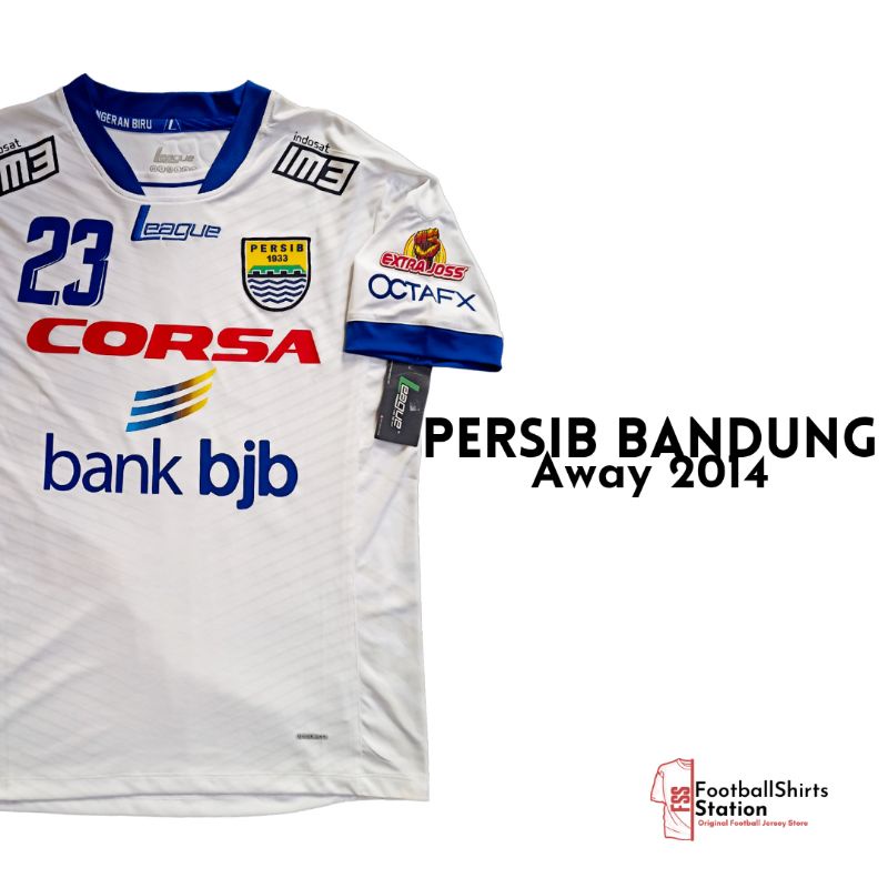 Jersey Persib bandung Away 2014 Replica Version Size M Original League