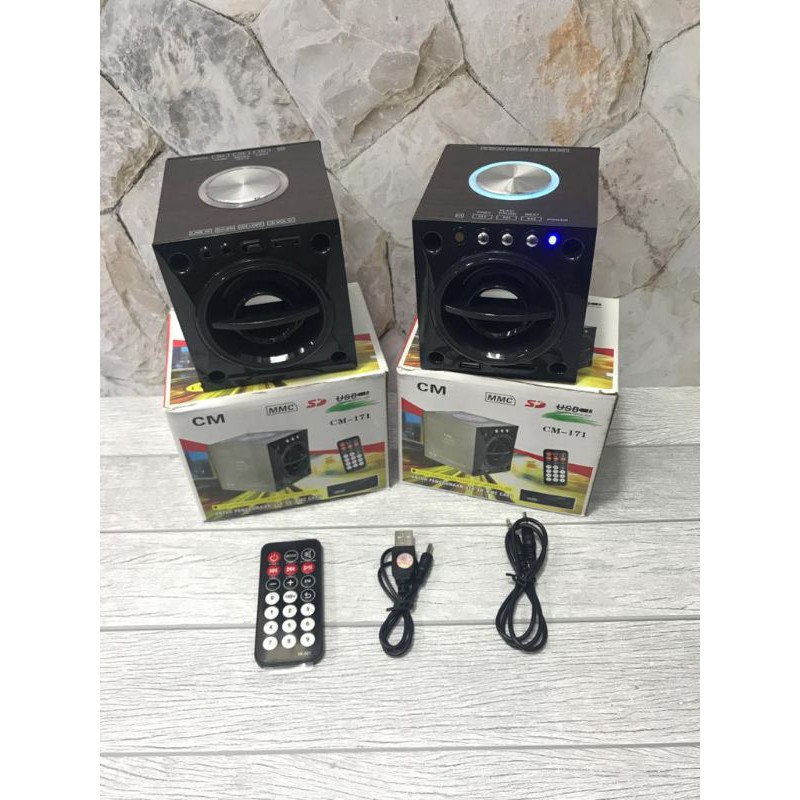 OBRALL SPEAKER portabel CM171 tanpa bluetooth tanpa radio