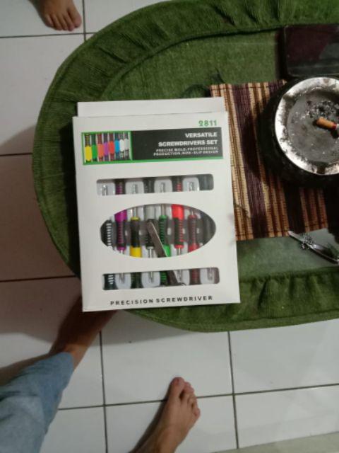 [ Pro ] Obeng Reparasi Set 16 In 1 Precision Screwdriver Service Servis Smartphone Handphone Hp