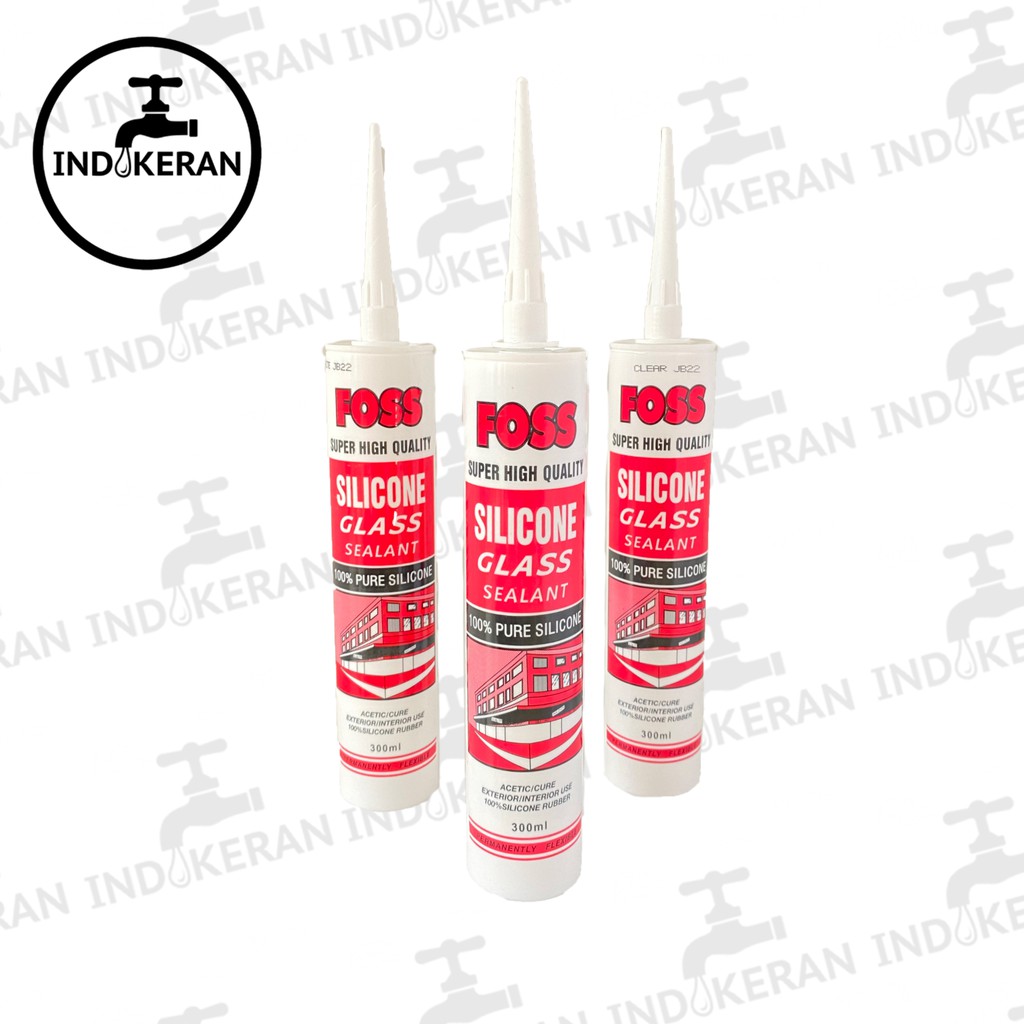 INDOKERAN - Lem Botol Silicone Sealant - FOSS - High Quality