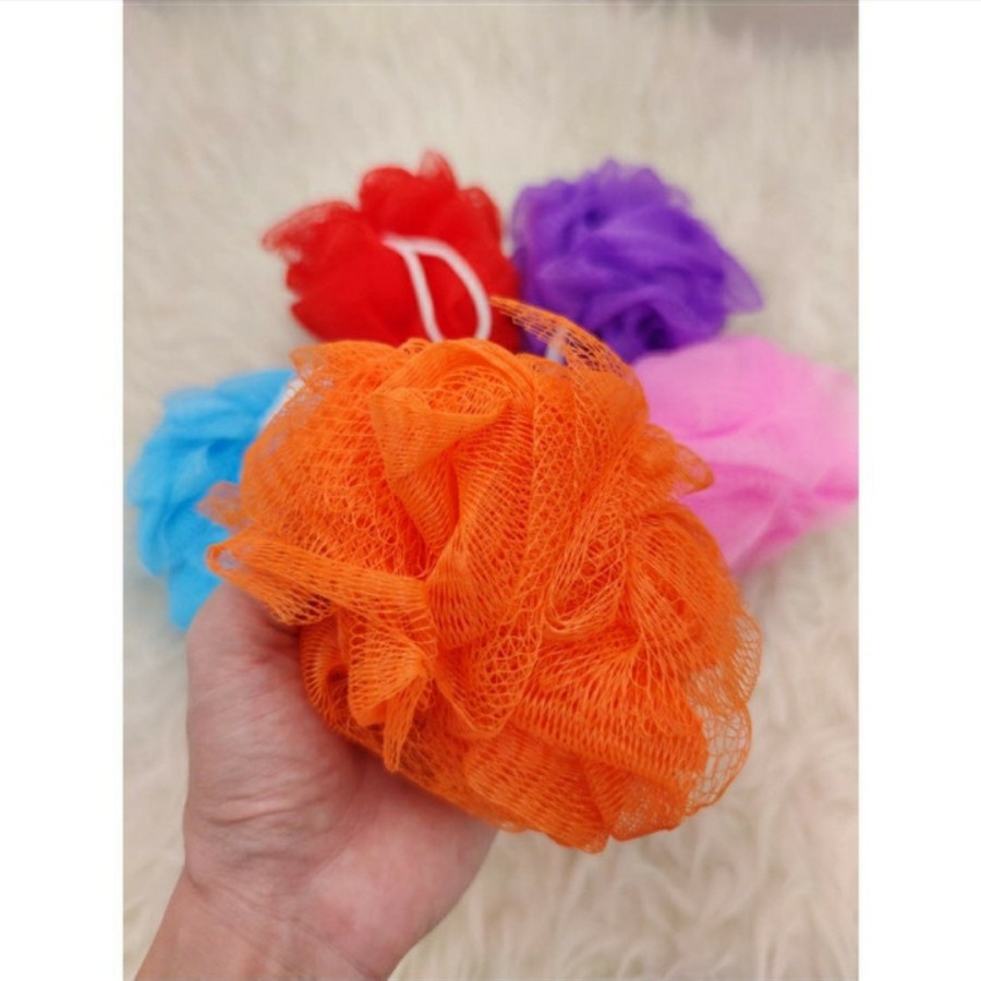 Sponge Busa Mandi Warna Warni / Sabut Mandi