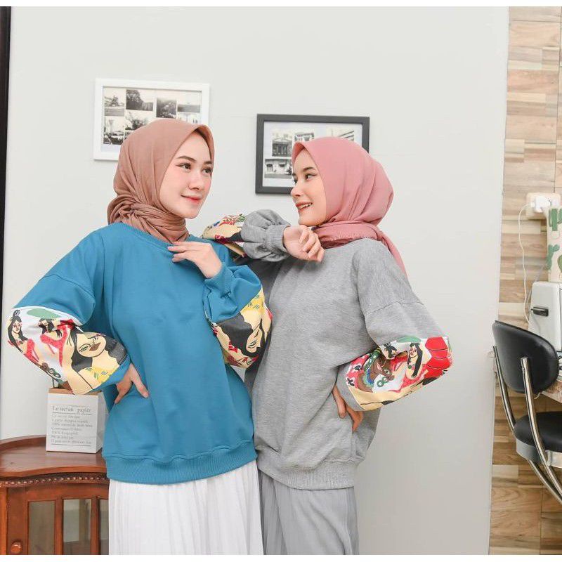 Tasya Sweater/oversize sweater/sweater wanita/sweater jumbo/sweater korea