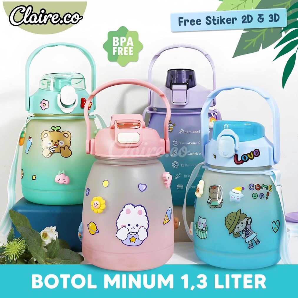 BOTOL MINUM 1,3 LITER / BOTOL MINUM VIRAL TERMURAH / BOTOL MINUM KOREA KEKINIAN TERLARISS...,,,,,
