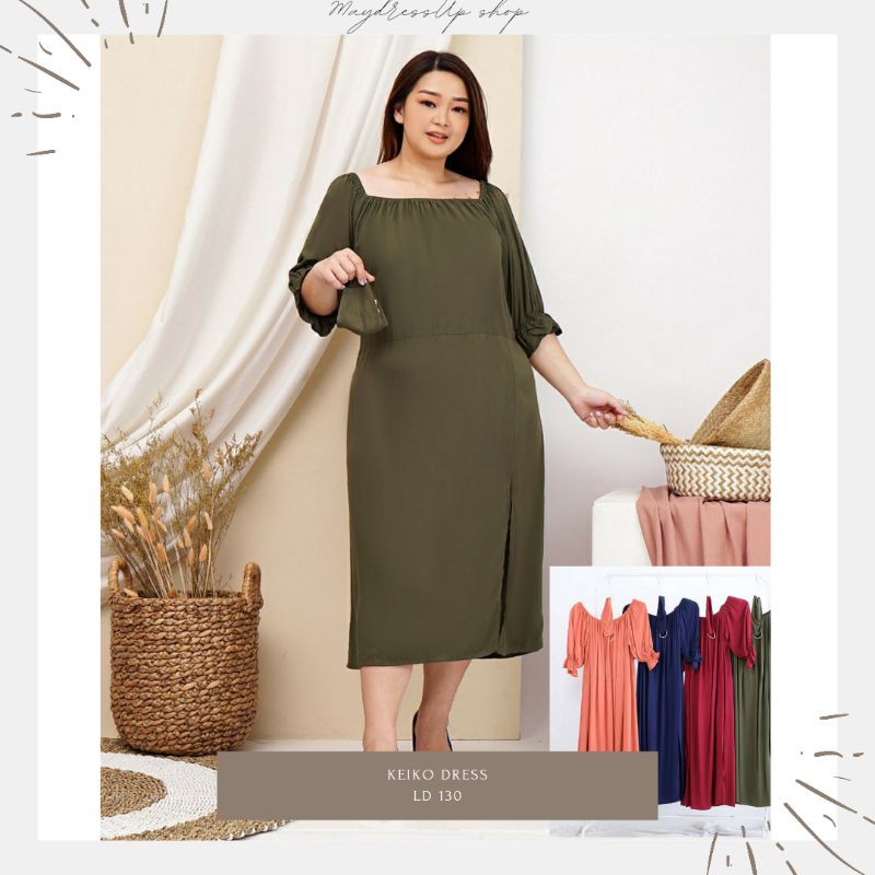 KEIKO BIG SIZE DRESS JUMBO LD 130