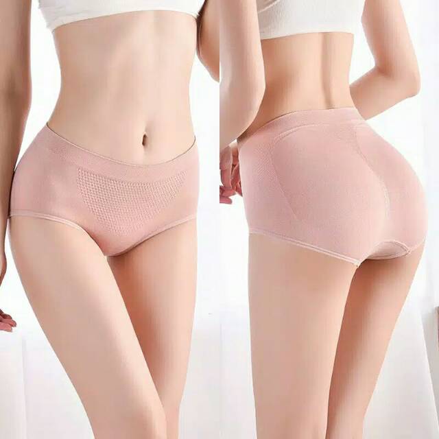 Celana dalam wanita Brief Seamless Ice Silk Breathable Pakaian Dalam Cawat Cawet Cd Bergaya Sexy