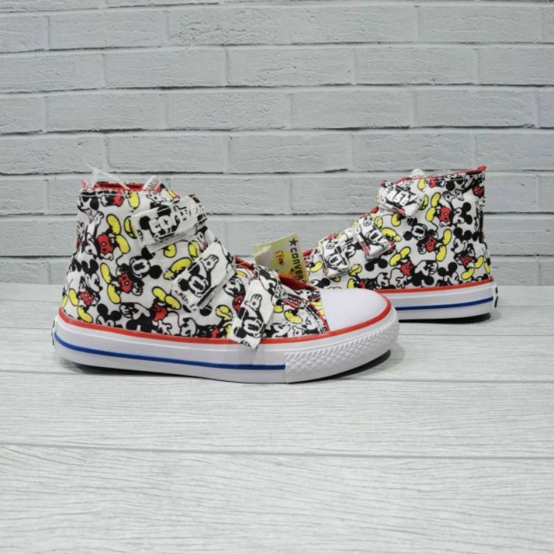 sepatu kids converse mickey mouse high