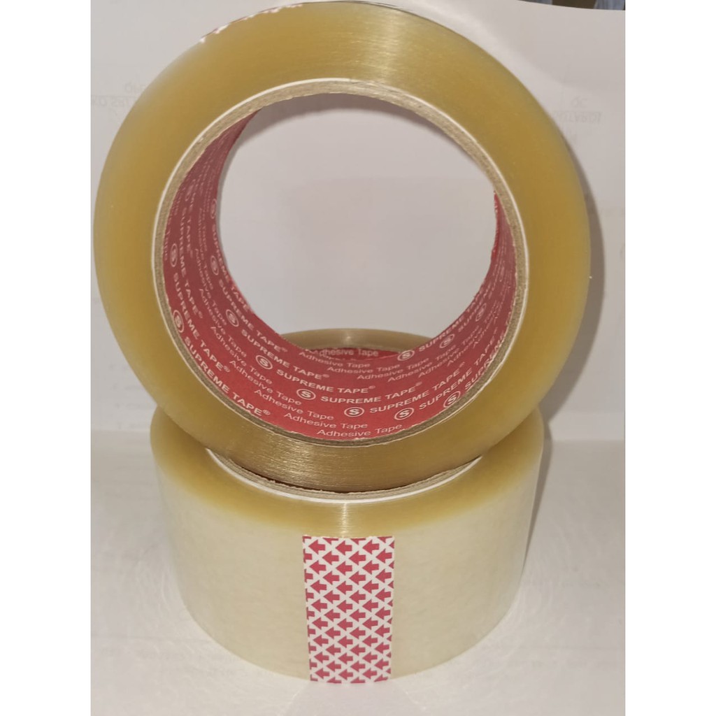 

Lakban Supreme Merah 48mm x 90y x 45mic - Bening/Clear