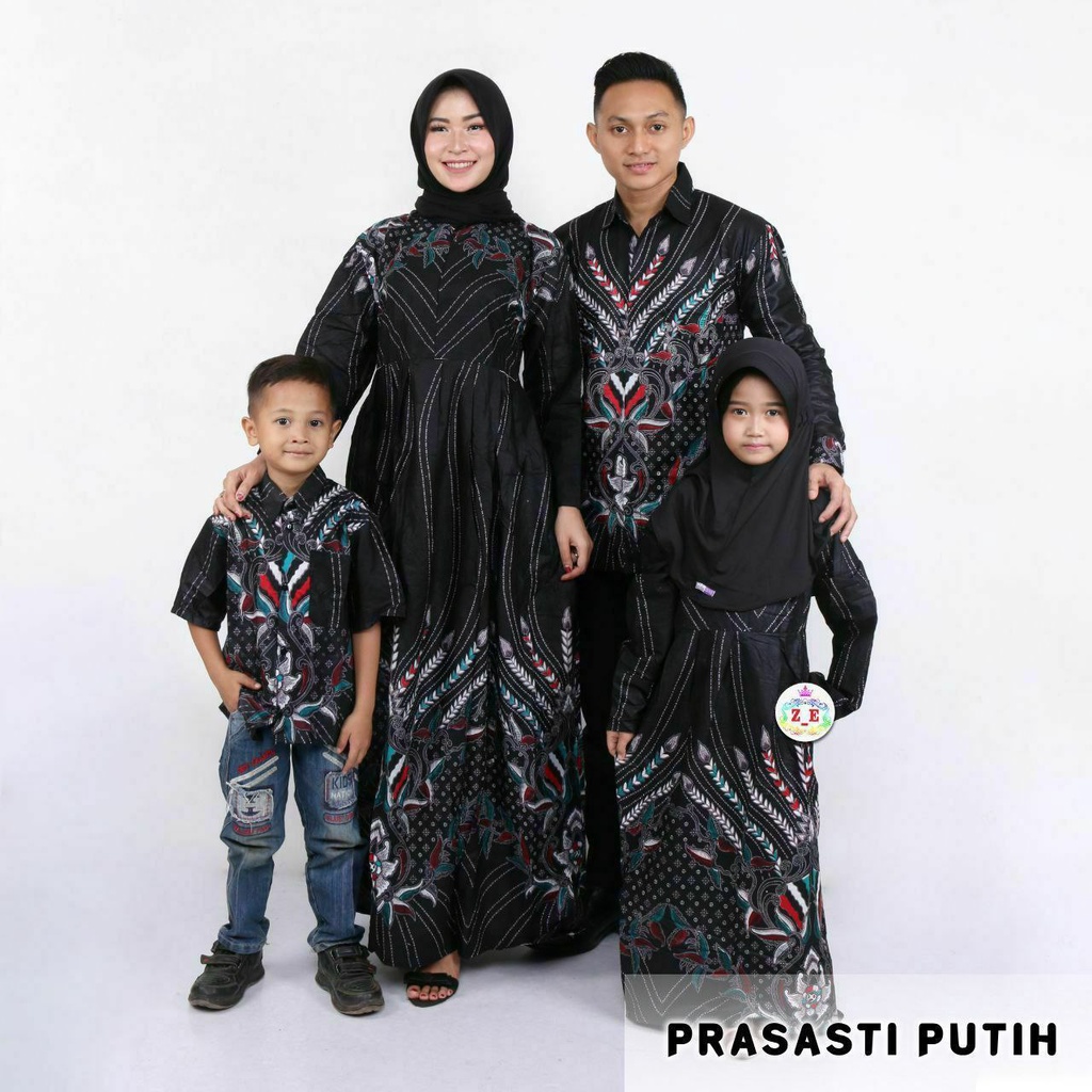 Family Set Lebaran Batik/ Couple Batik Keluarga / couple keluarga lebaran / couple keluarga lebaran 2022 / couple ibu dan anak perempuan / couple muslim