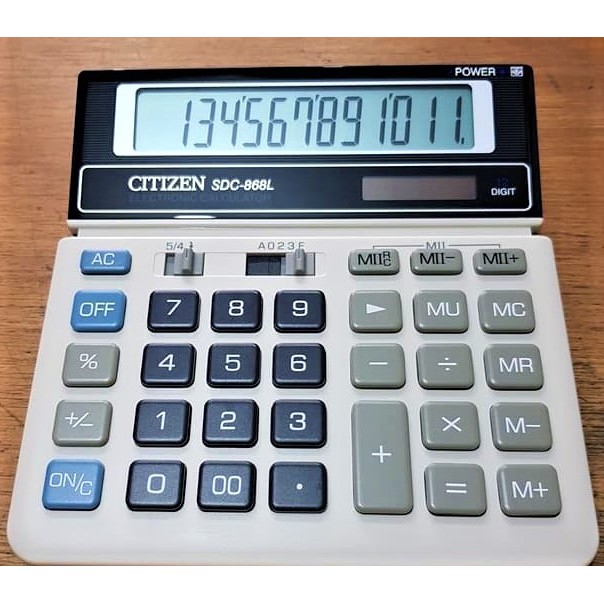 Kalkulator Citizen 868 Big Display 12 Digit Kalkulator bakul layar besar calculator citizen 868L