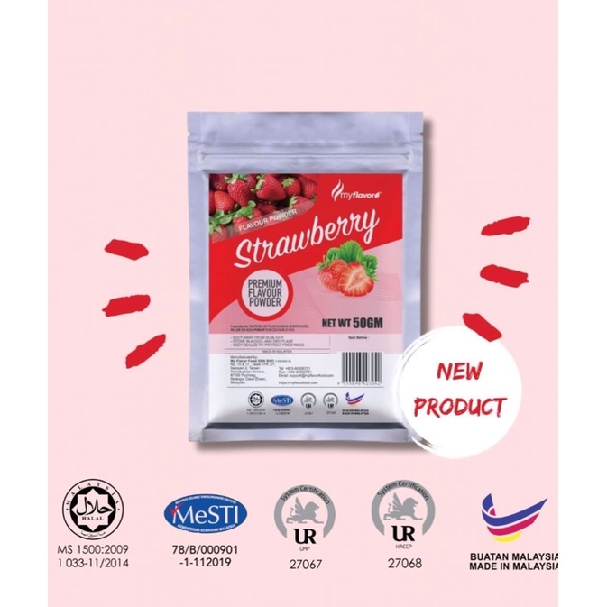 

Perisa Makanan Bubuk My Flavor Premium Flavour Powder Halal