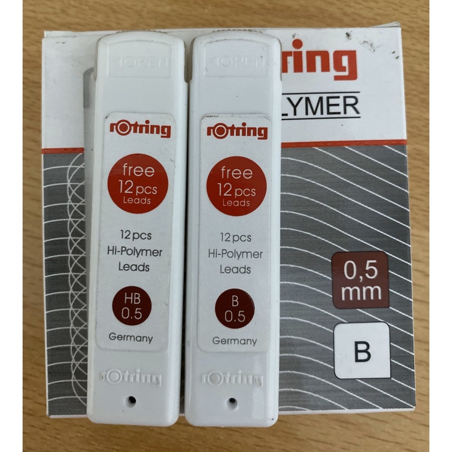 

Rotring Isi Pensil Mechanic 0,5 mm (B / HB)