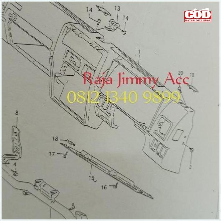 Jual Tutup Kisi Ac Jdm Suzuki Jimny Katana Original Sgp Kode Br08