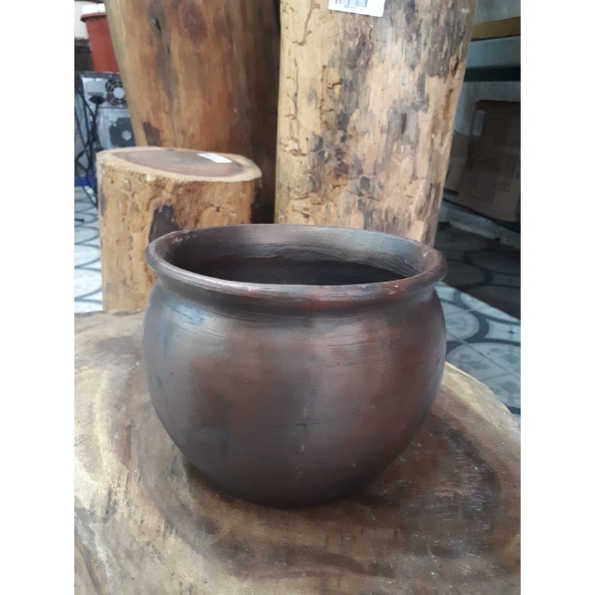 POT GERABAH KENDIL HITAM - POT TERRACOTTA - POT TANAH LIAT - BEST PRODUCT