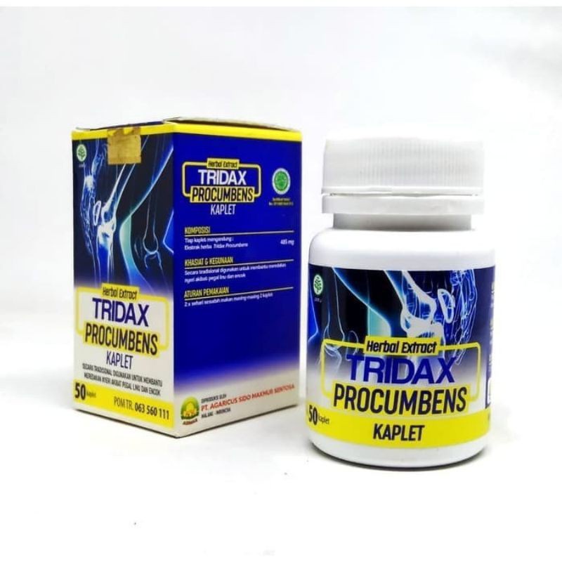 COD TRIDAX PROCUMBENS KAPLET 100% ASLI ORIGINAL OBAT ASAM URAT REMATIK NYERI SENDI TRIDAX ARTROPANT