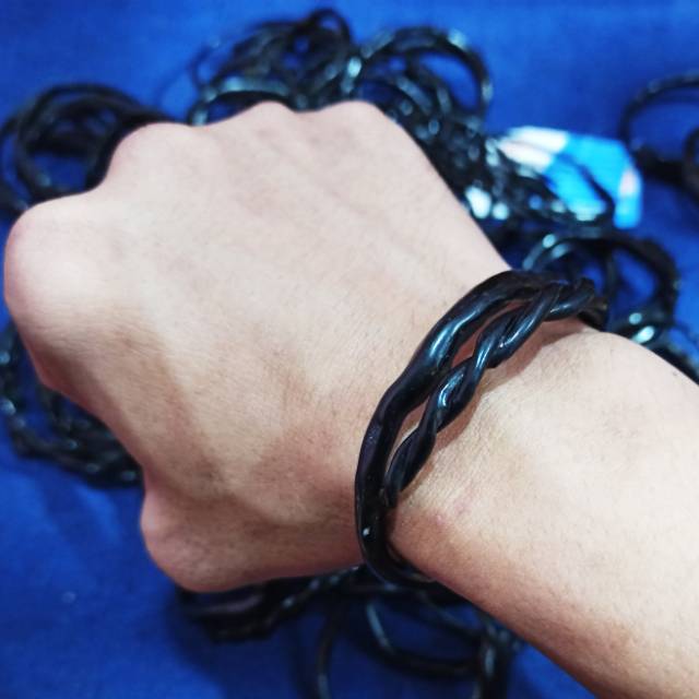 GELANG BAHAR HITAM ASLI