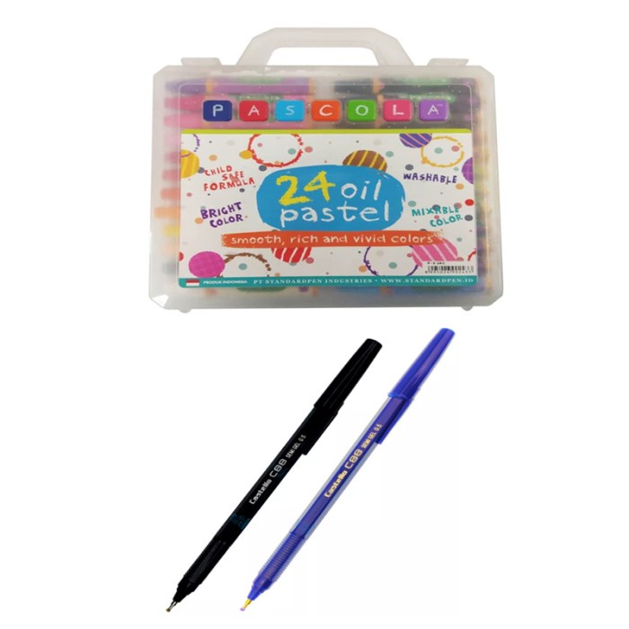 

Star Promo!!! Crayon / Oil Pastel Crayon Standard Pascola Gratis 1 Pen C88 Bagus
