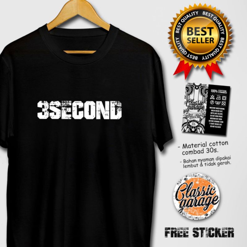 3Second / Three Second / Threesecond / Kaos Distro / Kaos Murah / Kaos 3second / Kaos Casual / Kaos 