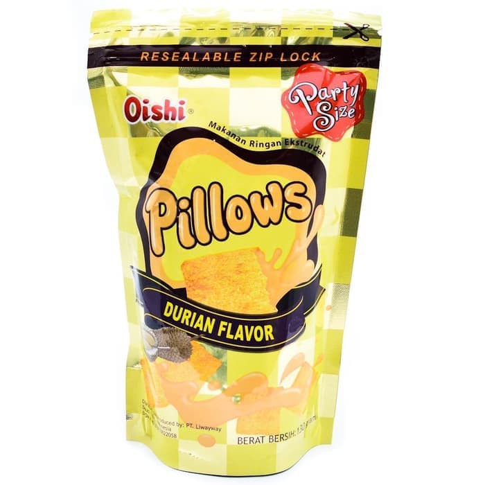 

Oishi Pillows Party 100 gr - Durian