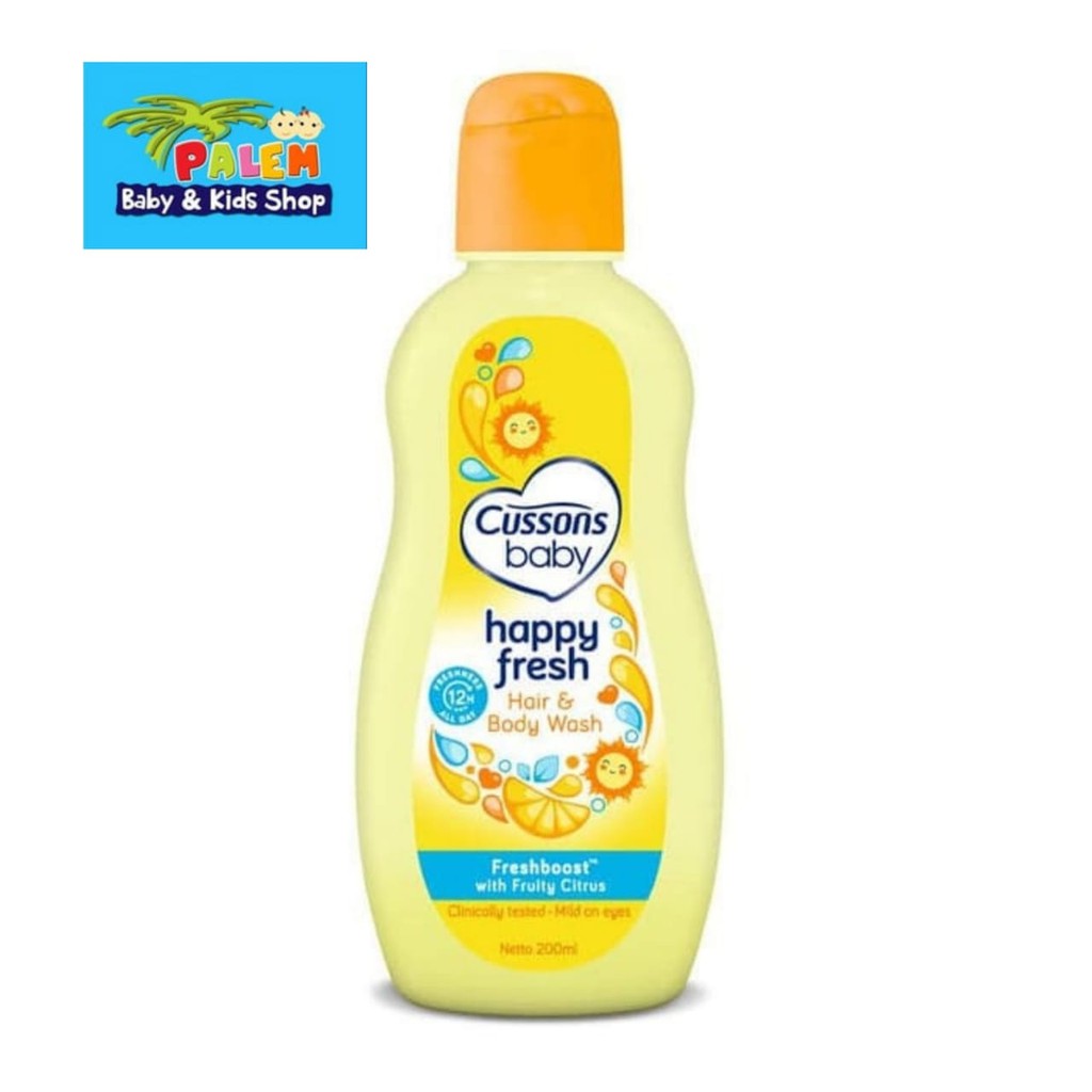 Cussons Baby Hair &amp; Body Wash Happy Fresh 200ml 7266