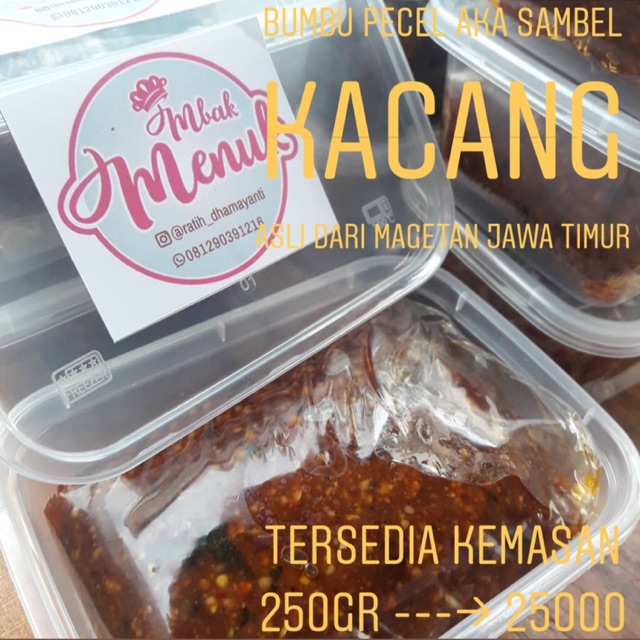 

Bumbu Pecel aka Sambel Kacang Asli dari Magetan Jawa Timur