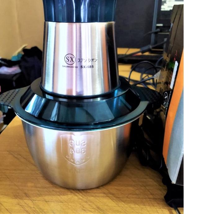 limited Edition✔️Blender Daging Stainless Steel / Food Chopper Stainles SX 685 Penggiling Daging Mea