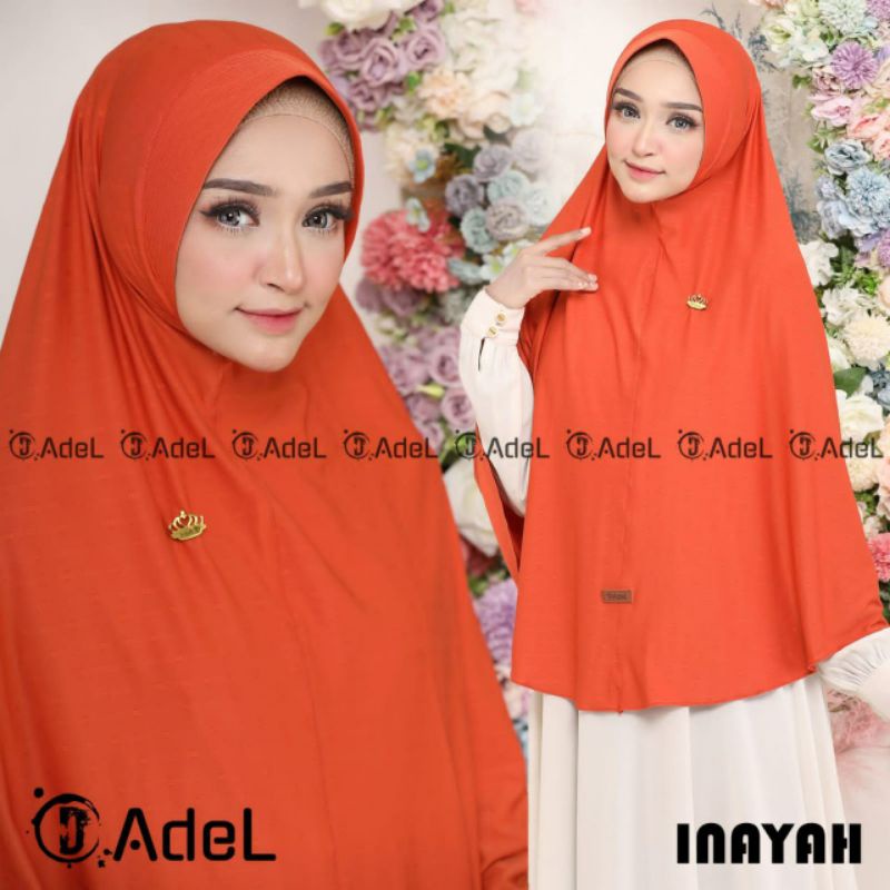 hijab jumbo inayah ori adel
