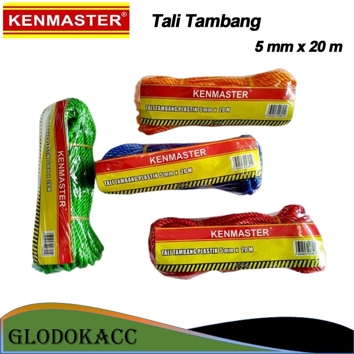 Tali Tambang 5 mm x 20 m / Kenmaster Tali Tambang Plastik