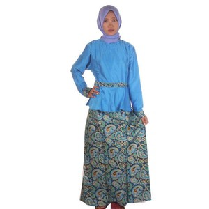 Baju Gamis Muslim Batik I Busana Muslim Wanita Gamis Baloteli Nayya