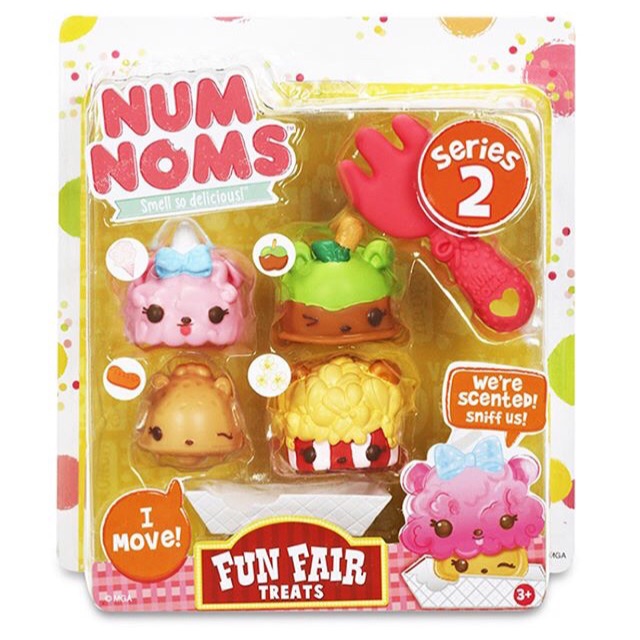 Squishy mainan numnoms num noms fun gair treats series serie 2