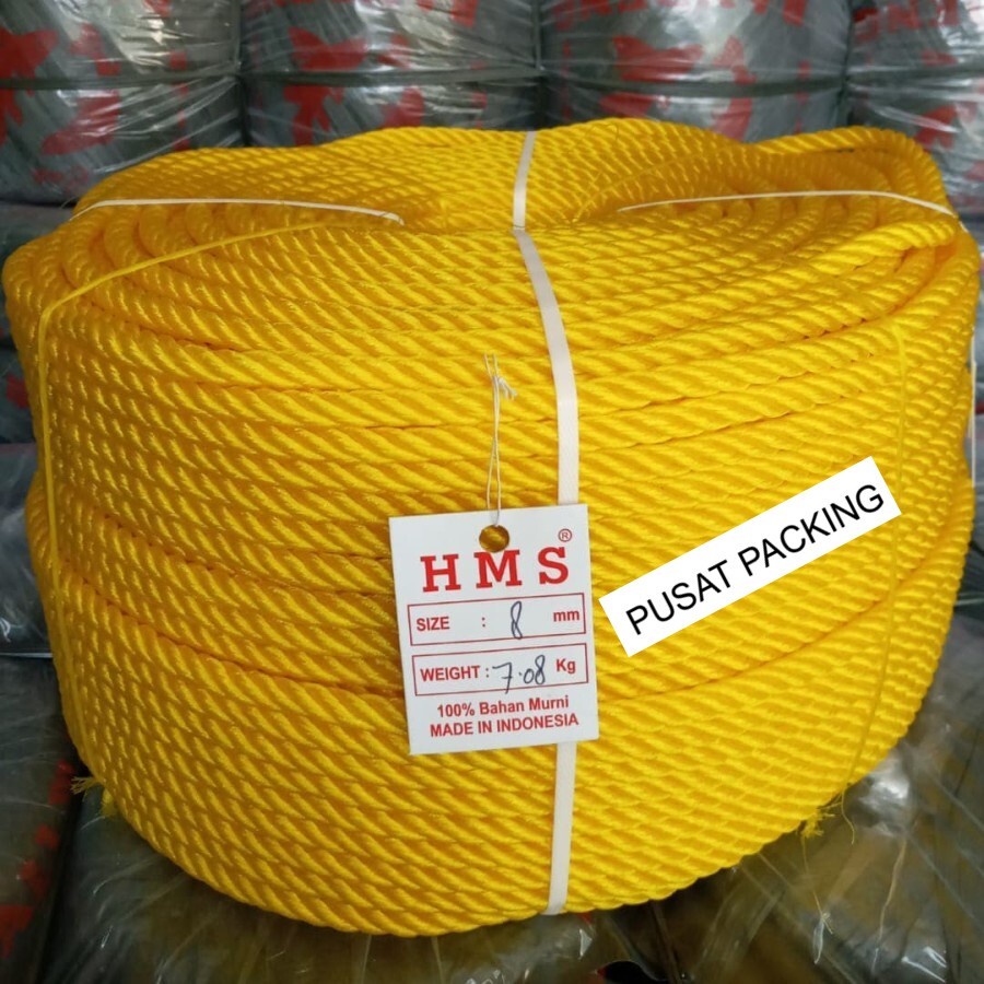 Tali Tambang Plastik 8mm +-200m/Tali Pengikat/Tali Plastik/Tambang 8mm