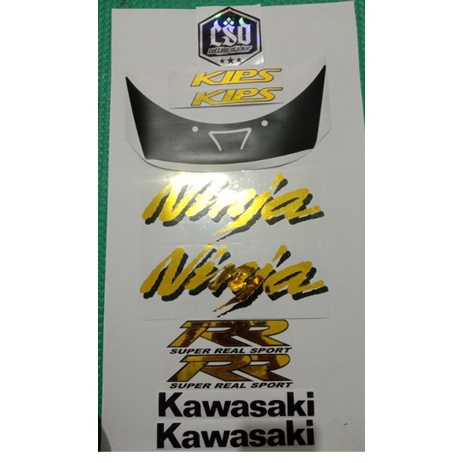 striping ninja CBU Thailand / stiker motor ninja RR CBU Thailand / sticker motor ninja CBU 150