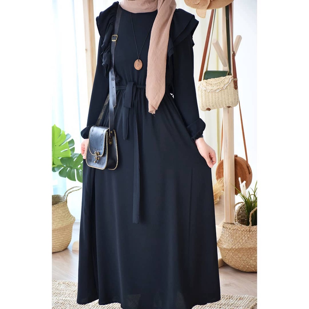 GAMIS RUFFLE POLOS KATUN TOYOBO PREMIUM/ GAMIS DAILY/