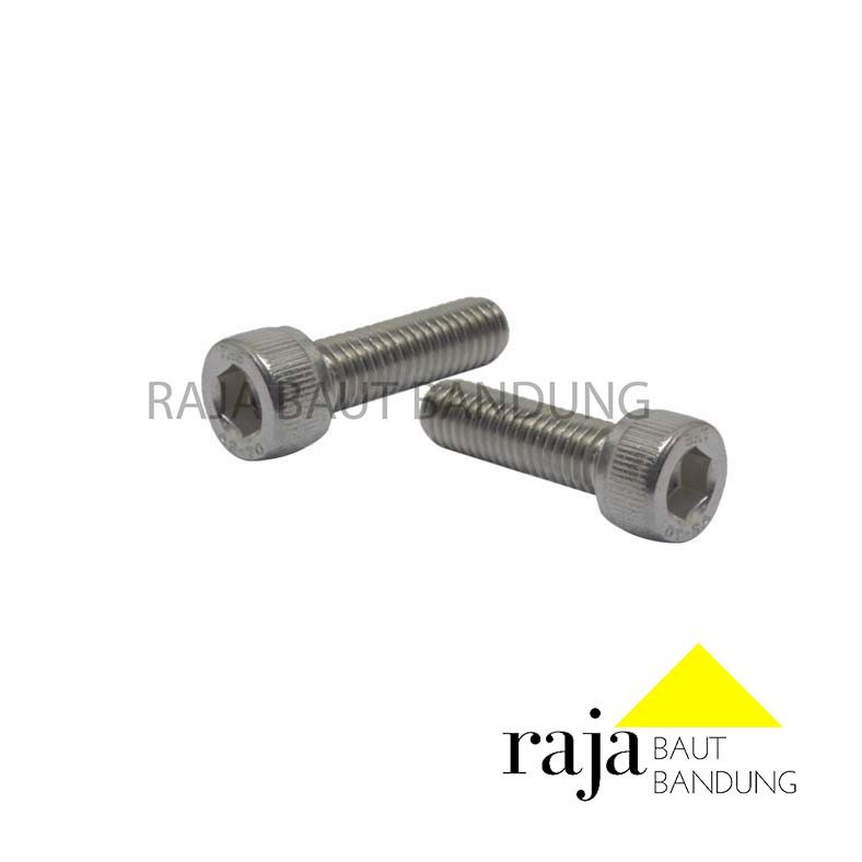 BAUT L STAINLESS M8X25 STAINLESS STEEL 304 5 PCS BO L SS 8X25