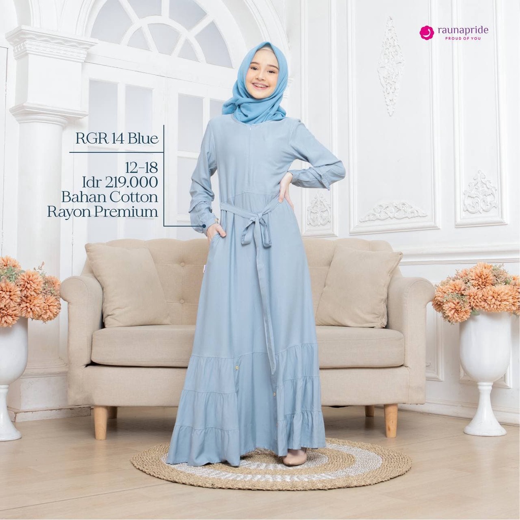 Rauna Gamis Remaja /  GR-14 / Fashion Muslim