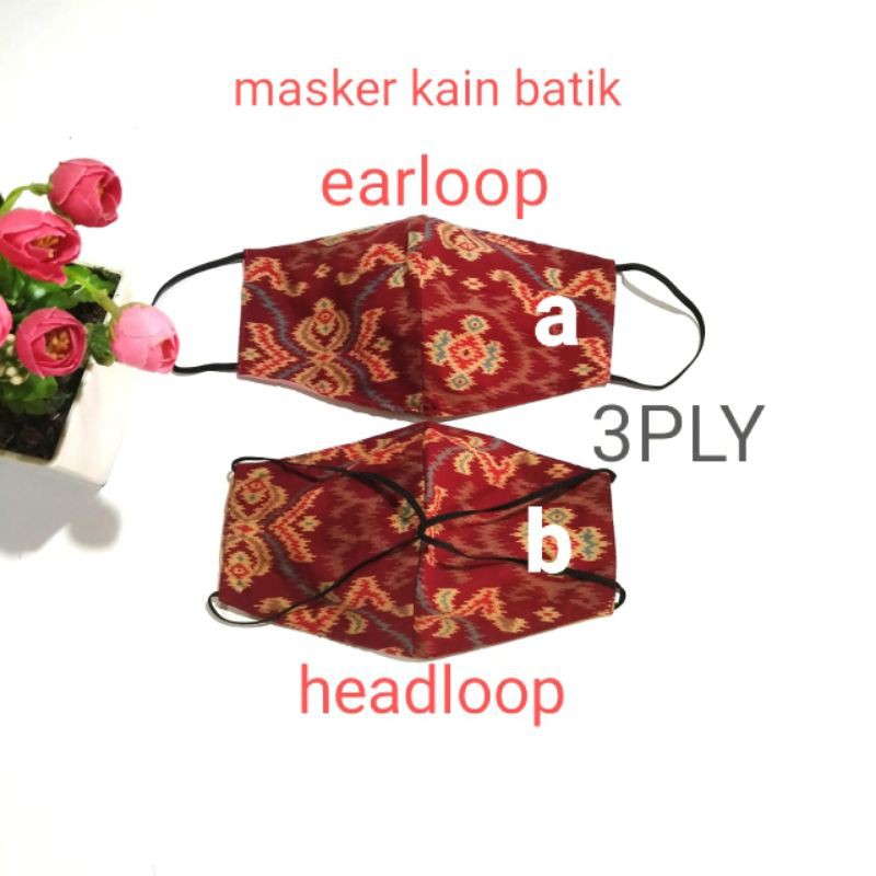 MASKER KAIN BATIK 3LAPIS
