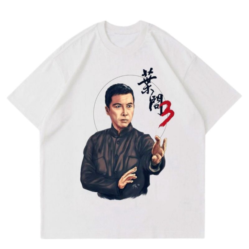 kaos IP MAN x MIKE TYSON baju film tshirt bootleg vintage pria wanita dewasa remaja anak tee man wom