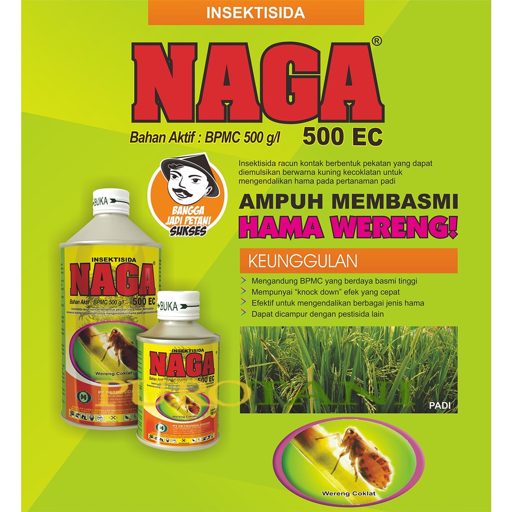 Obat Pembasmi Wereng Naga 500EC 400ML BPMC 500GL