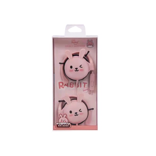 [KN-3066] Headset Earphone Karakter Cute ANIMAL HEAD / Earphone Headset Empuk Kepala HEWAN Lucu Unik Imut