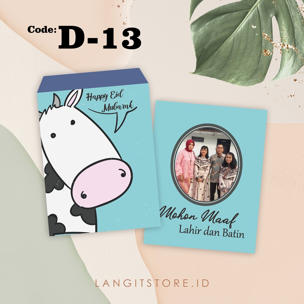 

D-13 AMPLOP LEBARAN / AMPLOP FOTO / AMPLOP CUSTOM / AMPLOP UNIK / ANGPAO LEBARAN / AMPLOP LUCU