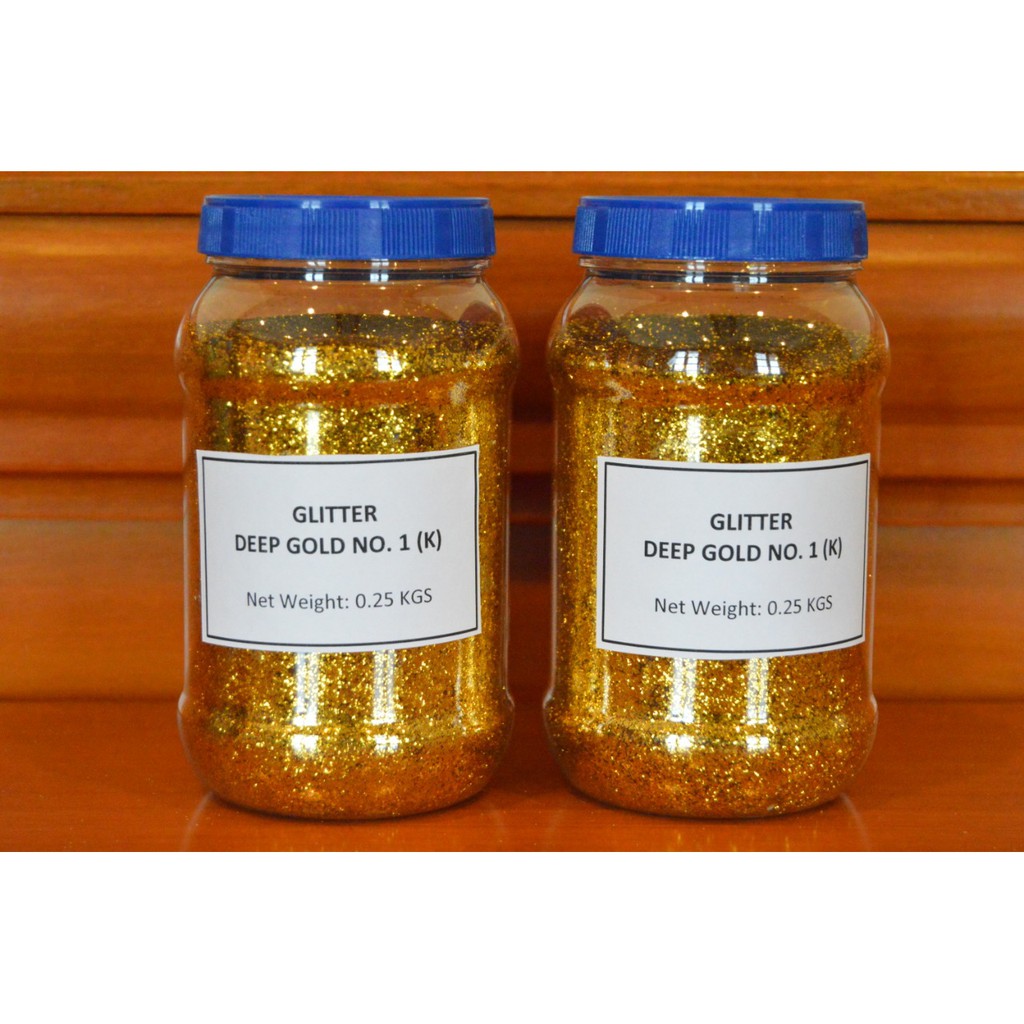 

Glitter Bubuk Deep Gold (K) - 250 Gram