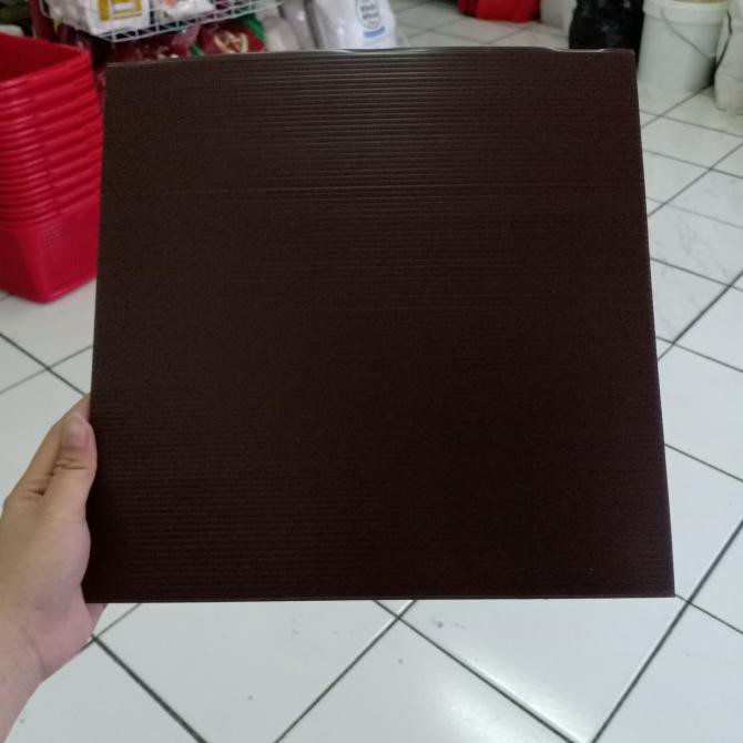 

Papan Kue Ulang tahun Kotak Coklat Cake board 30cm SALE 047