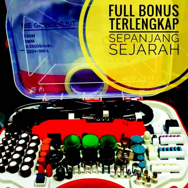 Mesin gerindra mini dan bor tuner