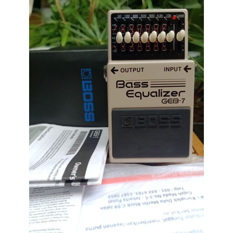 boss geb7 geb 7 equalizer bass efek