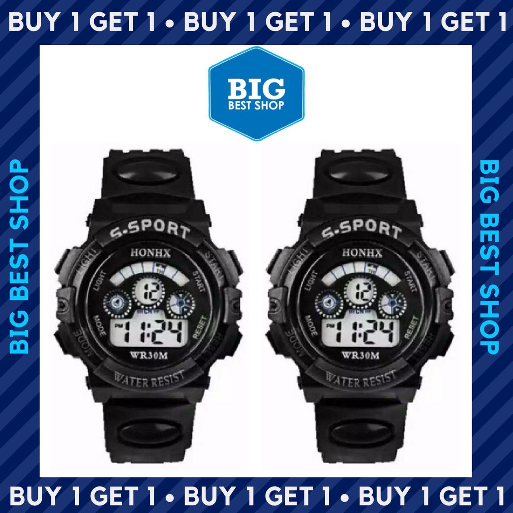 ✅Grosir Jam Senen - BUY 1 GET 1 BELI SATU GRATIS SATU JAM TANGAN RUBBER SPORT 1790 DIGITAL TERLARIS IMPORT